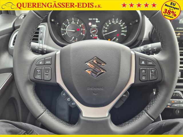 Suzuki S-Cross Comfort+ 110PS MHEV 4x4 ALLGRIP 1.4 Boosterjet Teilleder Navi Klimaautomatik Sitzheizung ACC PDC v+h 4x Kamera Suzuki-Radio Apple CarPlay Android Auto Touchscreen 2xKeyless 17-LM 