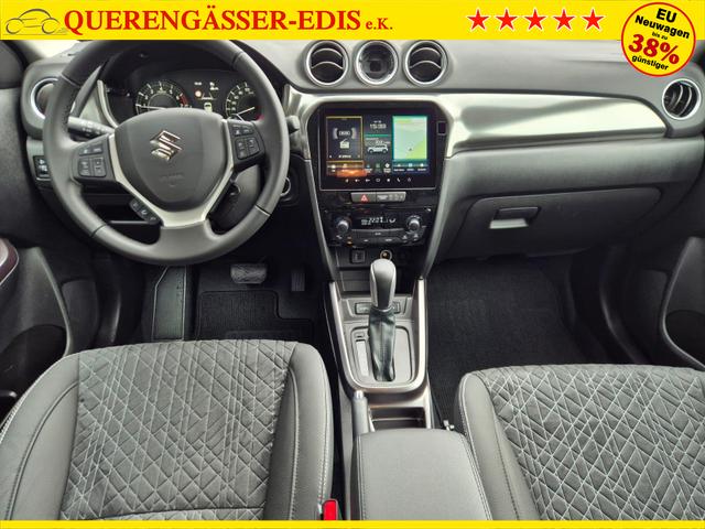Suzuki Vitara Comfort+ 110PS Automatik MHEV 1.4 Boosterjet Teilleder Navi Klimaautomatik Sitzheizung ACC PDC v+h R&uuml;ckf.Kamera Suzuki-Radio Apple CarPlay Android Auto Touchscreen 2xKeyless 17-LM 