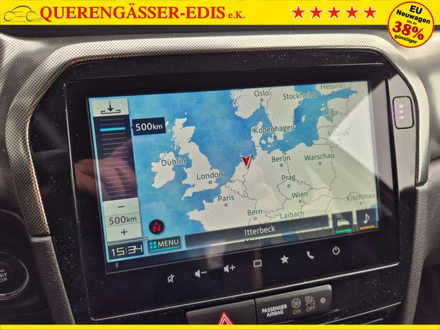Suzuki Vitara Comfort+ 110PS Automatik MHEV 1.4 Boosterjet Teilleder Navi Klimaautomatik Sitzheizung ACC PDC v+h R&uuml;ckf.Kamera Suzuki-Radio Apple CarPlay Android Auto Touchscreen 2xKeyless 17-LM 