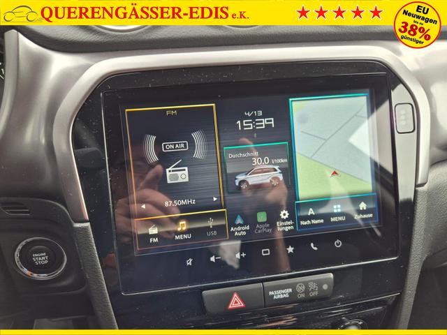 Suzuki Vitara Comfort 110PS Automatik MHEV 4x4 ALLGRIP 1.4 Boosterjet Allrad Navi Klimaautomatik Sitzheizung ACC PDC R&uuml;ckf.Kamera Suzuki-Radio Apple CarPlay Android Auto Touchscreen 2xKeyless 17-LM 