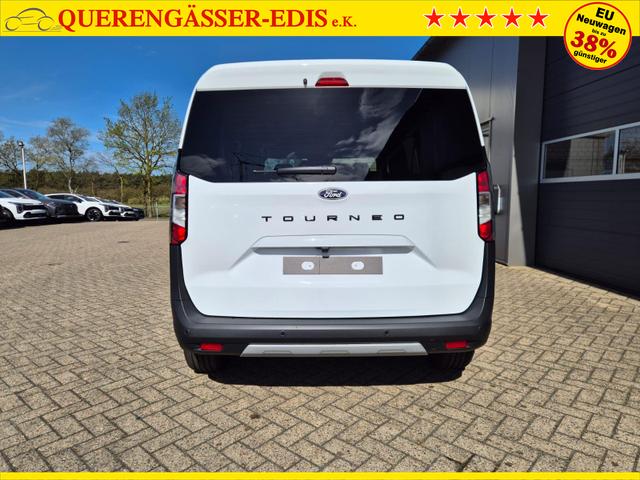 Ford Tourneo Courier 1.0 EcoBoost 125PS Active Teil-Leder Sitzheizung Lenkradheizung Klimaautomatik PDC v+h R&uuml;ckf.-Kamera ACC TWA Frontscheibe beheizb. Ford-Navi SYNC4 Apple CarPlay + Android Auto 