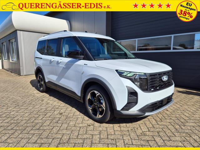 Ford Tourneo Courier 1.0 EcoBoost 125PS Active Teil-Leder Sitzheizung Lenkradheizung Klimaautomatik PDC v+h R&uuml;ckf.-Kamera ACC TWA Frontscheibe beheizb. Ford-Navi SYNC4 Apple CarPlay + Android Auto 