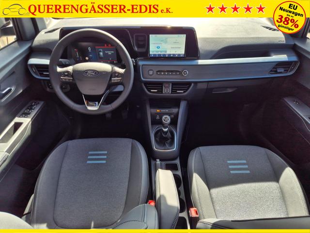 Ford Tourneo Courier 1.0 EcoBoost 125PS Active Teil-Leder Sitzheizung Lenkradheizung Klimaautomatik PDC v+h R&uuml;ckf.-Kamera ACC TWA Frontscheibe beheizb. Ford-Navi SYNC4 Apple CarPlay + Android Auto 