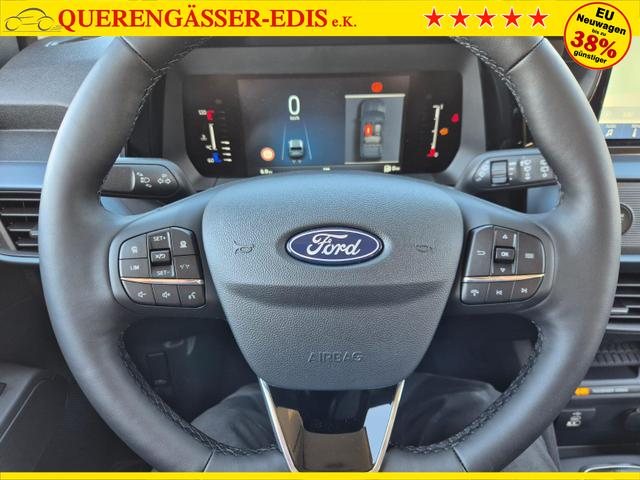 Ford Tourneo Courier 1.0 EcoBoost 125PS Active Teil-Leder Sitzheizung Lenkradheizung Klimaautomatik PDC v+h R&uuml;ckf.-Kamera ACC TWA Frontscheibe beheizb. Ford-Navi SYNC4 Apple CarPlay + Android Auto 