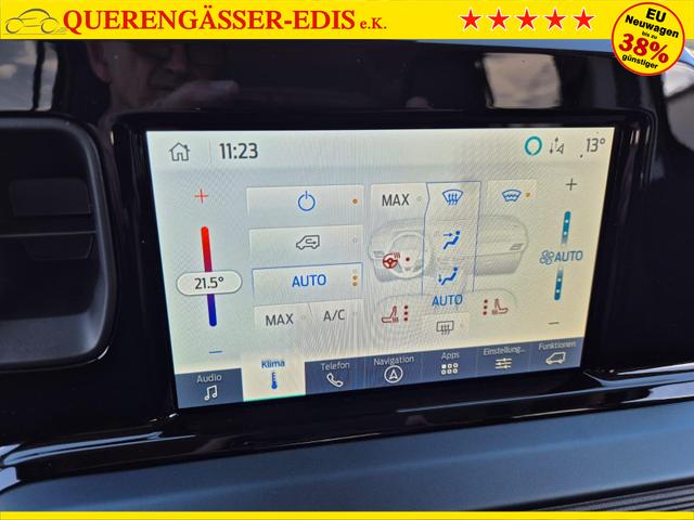 Ford Tourneo Courier 1.0 EcoBoost 125PS Active Teil-Leder Sitzheizung Lenkradheizung Klimaautomatik PDC v+h R&uuml;ckf.-Kamera ACC TWA Frontscheibe beheizb. Ford-Navi SYNC4 Apple CarPlay + Android Auto 