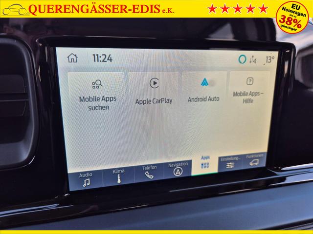 Ford Tourneo Courier 1.0 EcoBoost 125PS Active Teil-Leder Sitzheizung Lenkradheizung Klimaautomatik PDC v+h R&uuml;ckf.-Kamera ACC TWA Frontscheibe beheizb. Ford-Navi SYNC4 Apple CarPlay + Android Auto 