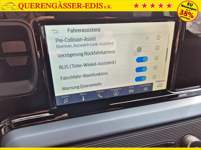 Ford Tourneo Courier 1.0 EcoBoost 125PS Active Teil-Leder Sitzheizung Lenkradheizung Klimaautomatik PDC v+h R&uuml;ckf.-Kamera ACC TWA Frontscheibe beheizb. Ford-Navi SYNC4 Apple CarPlay + Android Auto 
