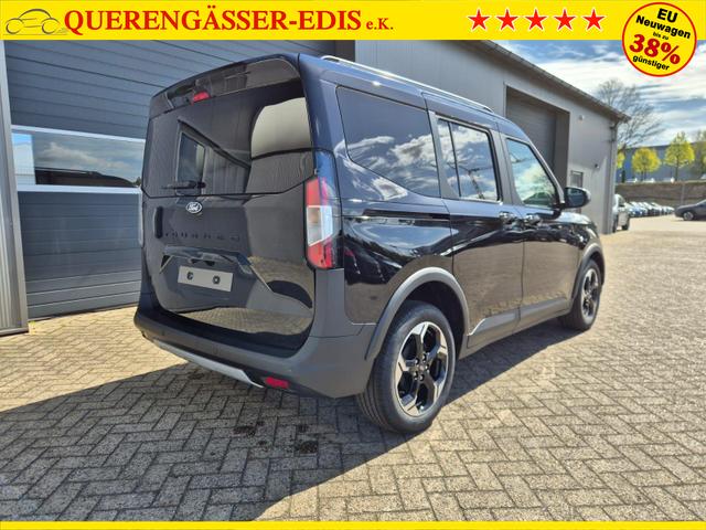 Ford Tourneo Courier 1.0 EcoBoost 125PS Active Teil-Leder Sitzheizung Lenkradheizung Klimaautomatik PDC v+h R&uuml;ckf.-Kamera ACC TWA Frontscheibe beheizb. Ford-Navi SYNC4 Apple CarPlay + Android Auto 