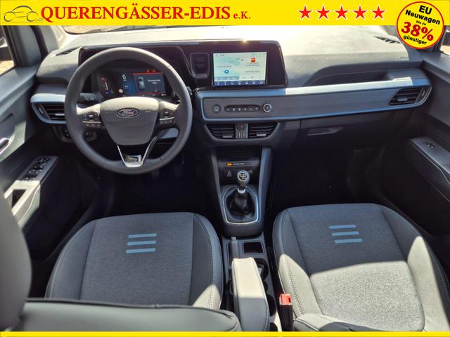 Ford Tourneo Courier 1.0 EcoBoost 125PS Active Teil-Leder Sitzheizung Lenkradheizung Klimaautomatik PDC v+h R&uuml;ckf.-Kamera ACC TWA Frontscheibe beheizb. Ford-Navi SYNC4 Apple CarPlay + Android Auto 