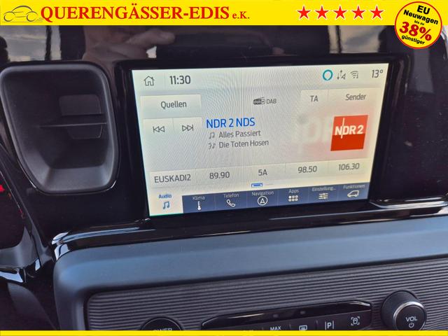 Ford Tourneo Courier 1.0 EcoBoost 125PS Active Teil-Leder Sitzheizung Lenkradheizung Klimaautomatik PDC v+h R&uuml;ckf.-Kamera ACC TWA Frontscheibe beheizb. Ford-Navi SYNC4 Apple CarPlay + Android Auto 