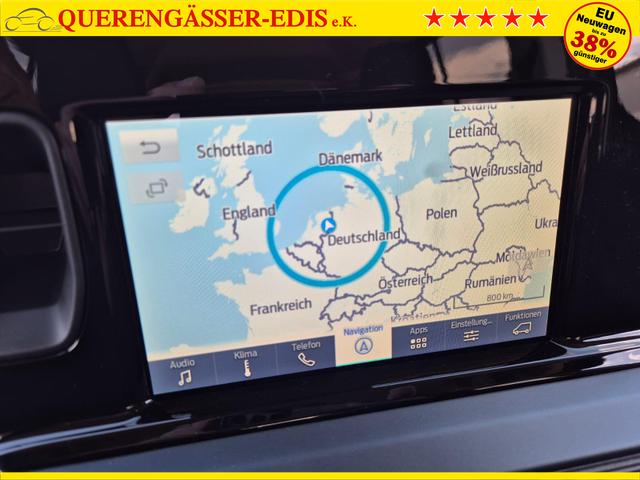 Ford Tourneo Courier 1.0 EcoBoost 125PS Active Teil-Leder Sitzheizung Lenkradheizung Klimaautomatik PDC v+h R&uuml;ckf.-Kamera ACC TWA Frontscheibe beheizb. Ford-Navi SYNC4 Apple CarPlay + Android Auto 