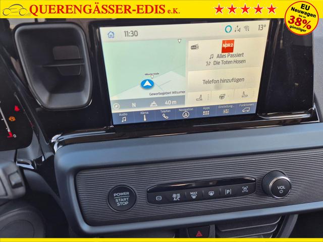 Ford Tourneo Courier 1.0 EcoBoost 125PS Active Teil-Leder Sitzheizung Lenkradheizung Klimaautomatik PDC v+h R&uuml;ckf.-Kamera ACC TWA Frontscheibe beheizb. Ford-Navi SYNC4 Apple CarPlay + Android Auto 