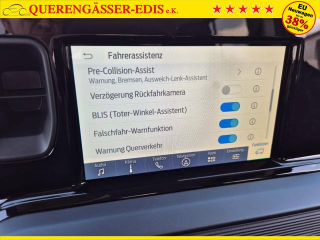 Ford Tourneo Courier 1.0 EcoBoost 125PS Active Teil-Leder Sitzheizung Lenkradheizung Klimaautomatik PDC v+h R&uuml;ckf.-Kamera ACC TWA Frontscheibe beheizb. Ford-Navi SYNC4 Apple CarPlay + Android Auto 