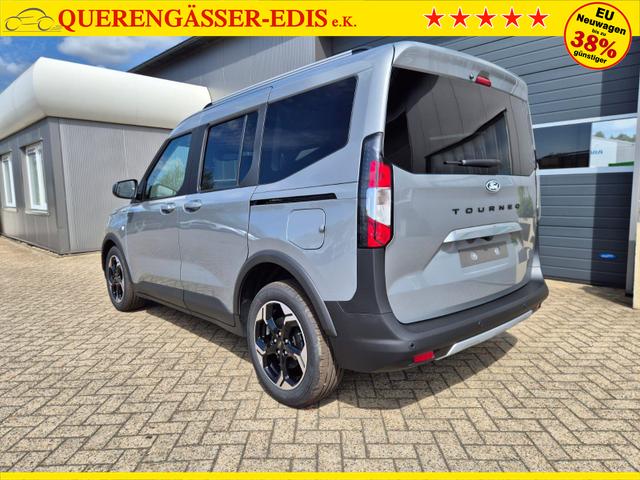 Ford Tourneo Courier 1.0 EcoBoost 125PS Active Teil-Leder Sitzheizung Lenkradheizung Klimaautomatik PDC v+h R&uuml;ckf.-Kamera ACC TWA Frontscheibe beheizb. Ford-Navi SYNC4 Apple CarPlay + Android Auto 