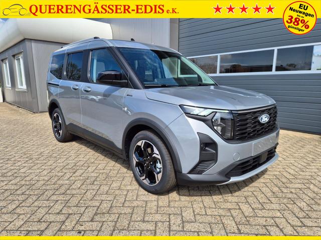 Ford Tourneo Courier 1.0 EcoBoost 125PS Active Teil-Leder Sitzheizung Lenkradheizung Klimaautomatik PDC v+h R&uuml;ckf.-Kamera ACC TWA Frontscheibe beheizb. Ford-Navi SYNC4 Apple CarPlay + Android Auto 