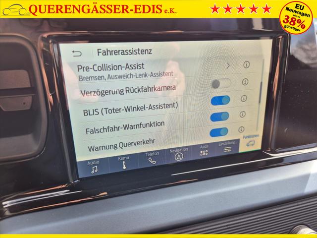 Ford Tourneo Courier 1.0 EcoBoost 125PS Active Teil-Leder Sitzheizung Lenkradheizung Klimaautomatik PDC v+h R&uuml;ckf.-Kamera ACC TWA Frontscheibe beheizb. Ford-Navi SYNC4 Apple CarPlay + Android Auto 