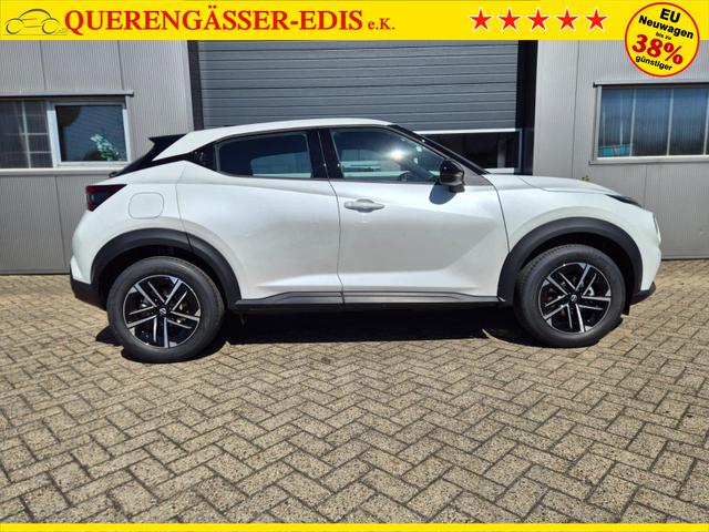 Nissan Juke 1.0 DIG-T 114PS N-Connecta Teil-Leder Klimaautomatik PDC v+h R&uuml;ckf.Kamera Bluetooth Touchscreen Apple CarPlay Android Auto 17"LM 