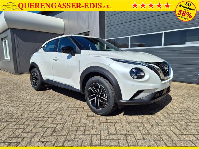 Nissan Juke 1.0 DIG-T 114PS N-Connecta Teil-Leder Klimaautomatik PDC v+h R&uuml;ckf.Kamera Bluetooth Touchscreen Apple CarPlay Android Auto 17"LM 