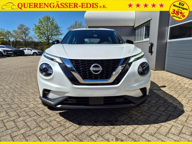Nissan Juke 1.0 DIG-T 114PS N-Connecta Teil-Leder Klimaautomatik PDC v+h R&uuml;ckf.Kamera Bluetooth Touchscreen Apple CarPlay Android Auto 17"LM 