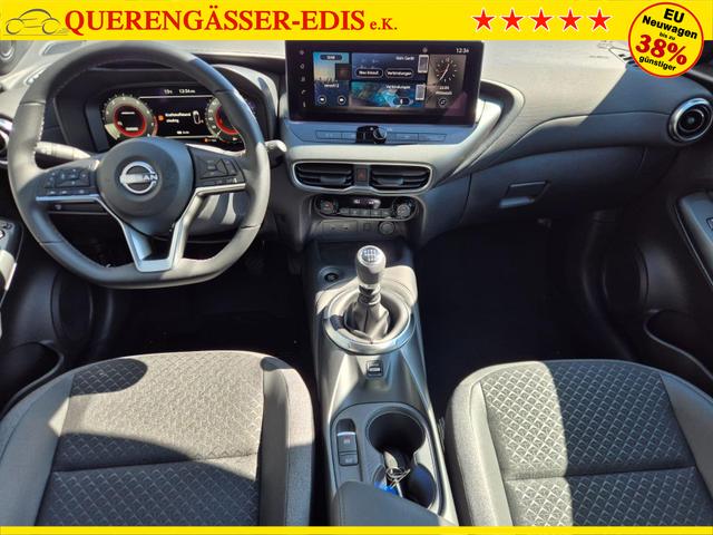Nissan Juke 1.0 DIG-T 114PS N-Connecta Teil-Leder Klimaautomatik PDC v+h R&uuml;ckf.Kamera Bluetooth Touchscreen Apple CarPlay Android Auto 17"LM 
