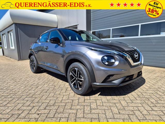 Nissan Juke 1.0 DIG-T 114PS N-Connecta Teil-Leder Klimaautomatik PDC v+h R&uuml;ckf.Kamera Bluetooth Touchscreen Apple CarPlay Android Auto 17"LM 