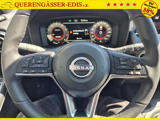 Nissan Juke 1.0 DIG-T 114PS N-Connecta Teil-Leder Klimaautomatik PDC v+h R&uuml;ckf.Kamera Bluetooth Touchscreen Apple CarPlay Android Auto 17"LM 