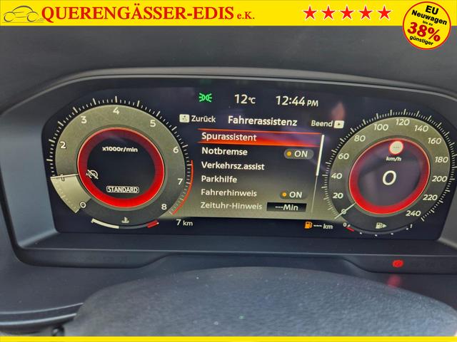 Nissan Juke 1.0 DIG-T 114PS N-Connecta Teil-Leder Klimaautomatik PDC v+h R&uuml;ckf.Kamera Bluetooth Touchscreen Apple CarPlay Android Auto 17"LM 