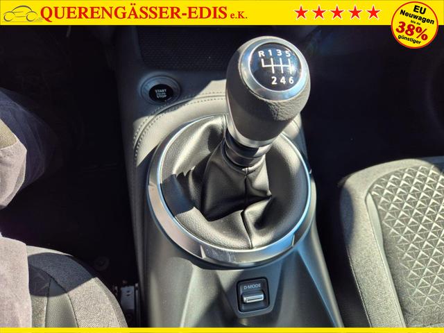 Nissan Juke 1.0 DIG-T 114PS N-Connecta Teil-Leder Klimaautomatik PDC v+h R&uuml;ckf.Kamera Bluetooth Touchscreen Apple CarPlay Android Auto 17"LM 