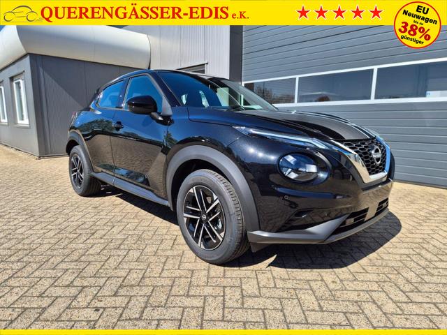 Nissan Juke 1.0 DIG-T 114PS N-Connecta Teil-Leder Klimaautomatik PDC v+h R&uuml;ckf.Kamera Bluetooth Touchscreen Apple CarPlay Android Auto 17"LM 