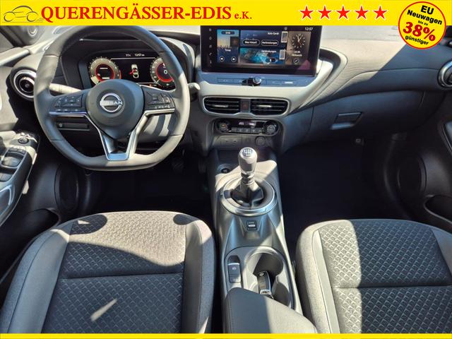 Nissan Juke 1.0 DIG-T 114PS N-Connecta Teil-Leder Klimaautomatik PDC v+h R&uuml;ckf.Kamera Bluetooth Touchscreen Apple CarPlay Android Auto 17"LM 