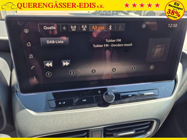 Nissan Juke 1.0 DIG-T 114PS N-Connecta Teil-Leder Klimaautomatik PDC v+h R&uuml;ckf.Kamera Bluetooth Touchscreen Apple CarPlay Android Auto 17"LM 