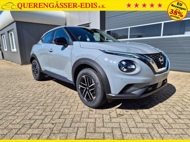 Nissan Juke 1.0 DIG-T 114PS N-Connecta Teil-Leder Klimaautomatik PDC v+h R&uuml;ckf.Kamera Bluetooth Touchscreen Apple CarPlay Android Auto 17"LM 
