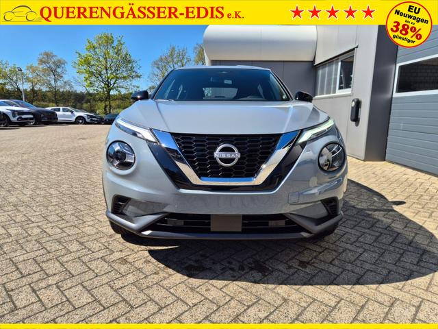 Nissan Juke 1.0 DIG-T 114PS N-Connecta Teil-Leder Klimaautomatik PDC v+h R&uuml;ckf.Kamera Bluetooth Touchscreen Apple CarPlay Android Auto 17"LM 