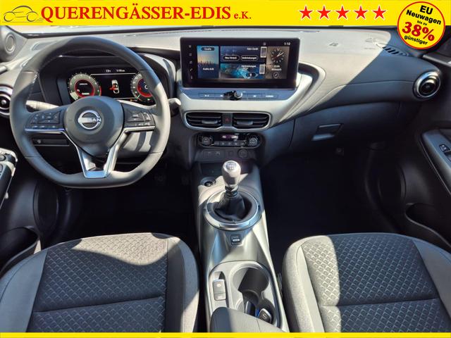 Nissan Juke 1.0 DIG-T 114PS N-Connecta Teil-Leder Klimaautomatik PDC v+h R&uuml;ckf.Kamera Bluetooth Touchscreen Apple CarPlay Android Auto 17"LM 