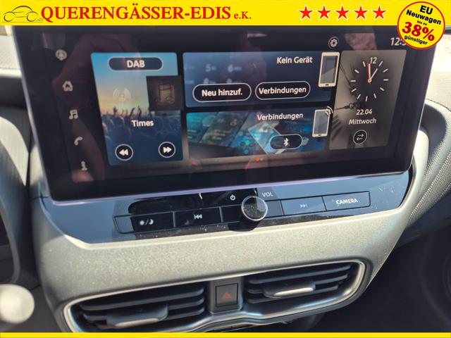 Nissan Juke 1.0 DIG-T 114PS N-Connecta Teil-Leder Klimaautomatik PDC v+h R&uuml;ckf.Kamera Bluetooth Touchscreen Apple CarPlay Android Auto 17"LM 