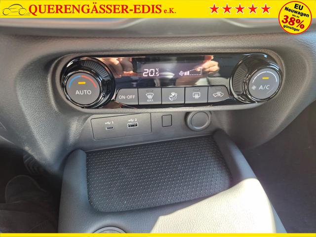Nissan Juke 1.0 DIG-T 114PS N-Connecta Teil-Leder Klimaautomatik PDC v+h R&uuml;ckf.Kamera Bluetooth Touchscreen Apple CarPlay Android Auto 17"LM 