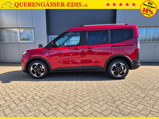 Ford Tourneo Courier 1.0 EcoBoost 125PS Active Teil-Leder Sitzheizung Lenkradheizung Klimaautomatik PDC v+h R&uuml;ckf.-Kamera ACC TWA Frontscheibe beheizb. Ford-Navi SYNC4 Apple CarPlay + Android Auto 
