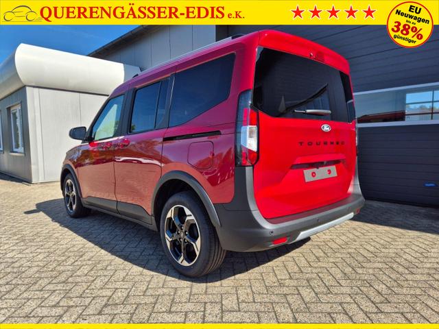 Ford Tourneo Courier 1.0 EcoBoost 125PS Active Teil-Leder Sitzheizung Lenkradheizung Klimaautomatik PDC v+h R&uuml;ckf.-Kamera ACC TWA Frontscheibe beheizb. Ford-Navi SYNC4 Apple CarPlay + Android Auto 