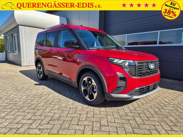 Ford Tourneo Courier 1.0 EcoBoost 125PS Active Teil-Leder Sitzheizung Lenkradheizung Klimaautomatik PDC v+h R&uuml;ckf.-Kamera ACC TWA Frontscheibe beheizb. Ford-Navi SYNC4 Apple CarPlay + Android Auto 