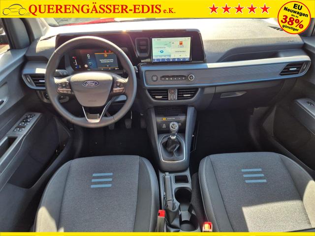 Ford Tourneo Courier 1.0 EcoBoost 125PS Active Teil-Leder Sitzheizung Lenkradheizung Klimaautomatik PDC v+h R&uuml;ckf.-Kamera ACC TWA Frontscheibe beheizb. Ford-Navi SYNC4 Apple CarPlay + Android Auto 