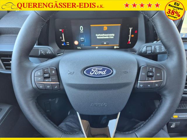Ford Tourneo Courier 1.0 EcoBoost 125PS Active Teil-Leder Sitzheizung Lenkradheizung Klimaautomatik PDC v+h R&uuml;ckf.-Kamera ACC TWA Frontscheibe beheizb. Ford-Navi SYNC4 Apple CarPlay + Android Auto 