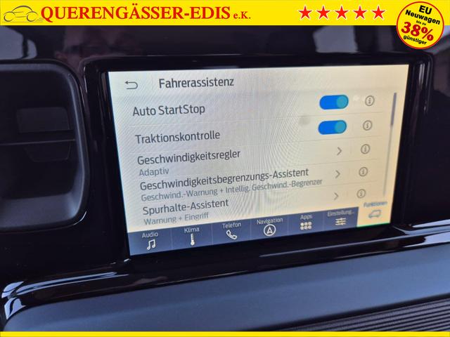 Ford Tourneo Courier 1.0 EcoBoost 125PS Active Teil-Leder Sitzheizung Lenkradheizung Klimaautomatik PDC v+h R&uuml;ckf.-Kamera ACC TWA Frontscheibe beheizb. Ford-Navi SYNC4 Apple CarPlay + Android Auto 