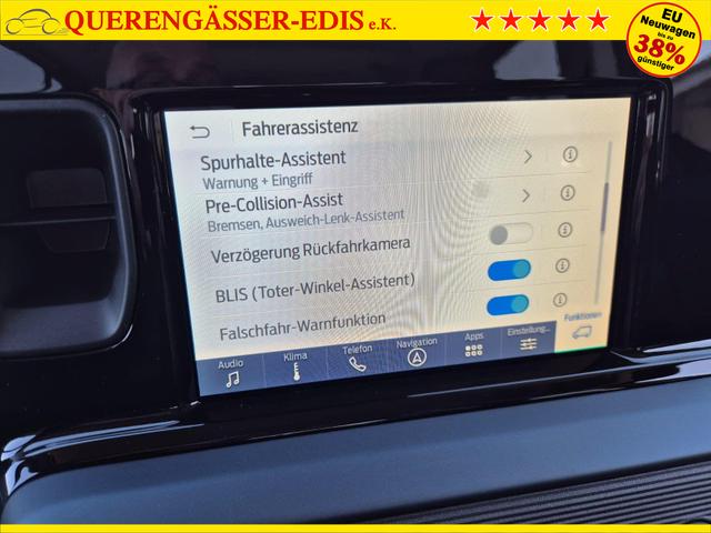 Ford Tourneo Courier 1.0 EcoBoost 125PS Active Teil-Leder Sitzheizung Lenkradheizung Klimaautomatik PDC v+h R&uuml;ckf.-Kamera ACC TWA Frontscheibe beheizb. Ford-Navi SYNC4 Apple CarPlay + Android Auto 