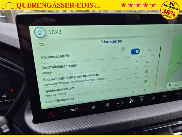 Ford Kuga ST-Line X 243PS PHEV Automatik Matrix-LED schwenkb. AHK elektr. PanoDach Sitzheizung v+h Lenkradheizung Frontscheibe beheizb. Navi SYNC4 Apple CarPlay Android Auto Touchscreen PDC 4xKamera 2xKeyless B+O Sound 19"LM vollelektr. Reichweite 65KM 