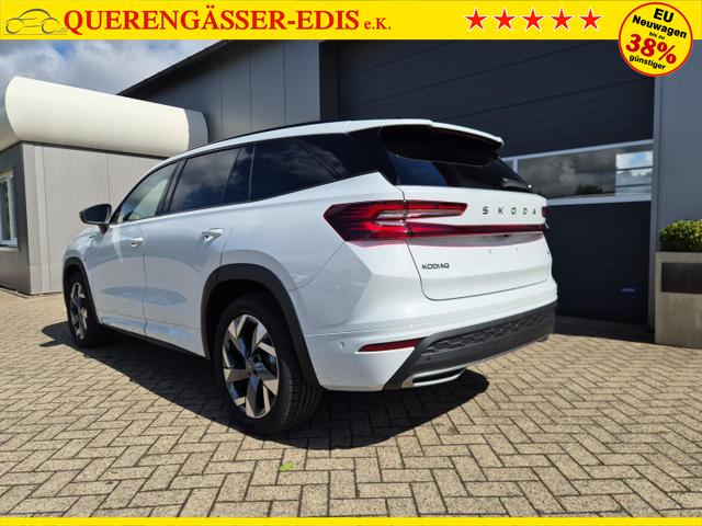Skoda Kodiaq Sportline 1.5 TSI 204PS PHEV DSG schwenkb. AHK elektr. PanoDach HUD Alcantara PDC v+h 360&deg;Kamera CANTON Sound Klimaautomatik Sitzheizung Lenkradheizung Navi Apple CarPlay Android Auto 2xKeyless 19"LM vollelektr. Reichweite 116KM 