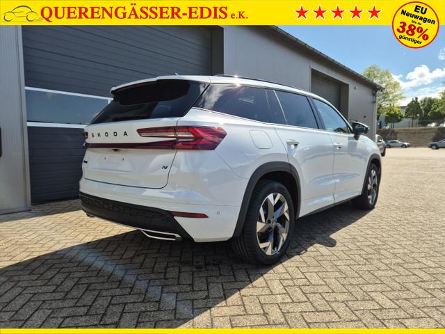 Skoda Kodiaq Sportline 1.5 TSI 204PS PHEV DSG schwenkb. AHK elektr. PanoDach HUD Alcantara PDC v+h 360&deg;Kamera CANTON Sound Klimaautomatik Sitzheizung Lenkradheizung Navi Apple CarPlay Android Auto 2xKeyless 19"LM vollelektr. Reichweite 116KM 