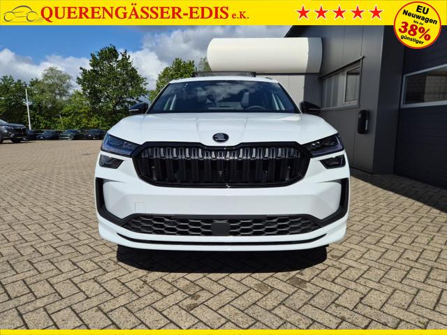 Skoda Kodiaq Sportline 1.5 TSI 204PS PHEV DSG schwenkb. AHK elektr. PanoDach HUD Alcantara PDC v+h 360&deg;Kamera CANTON Sound Klimaautomatik Sitzheizung Lenkradheizung Navi Apple CarPlay Android Auto 2xKeyless 19"LM vollelektr. Reichweite 116KM 