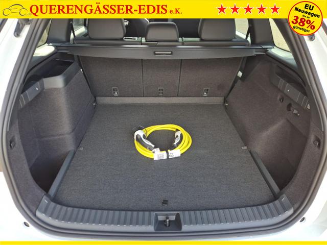 Skoda Kodiaq Sportline 1.5 TSI 204PS PHEV DSG schwenkb. AHK elektr. PanoDach HUD Alcantara PDC v+h 360&deg;Kamera CANTON Sound Klimaautomatik Sitzheizung Lenkradheizung Navi Apple CarPlay Android Auto 2xKeyless 19"LM vollelektr. Reichweite 116KM 