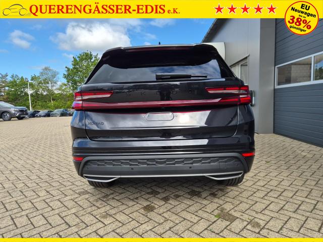 Skoda Kodiaq Sportline 1.5 TSI 204PS PHEV DSG schwenkb. AHK elektr. PanoDach HUD Alcantara PDC v+h 360&deg;Kamera CANTON Sound Klimaautomatik Sitzheizung Lenkradheizung Navi Apple CarPlay Android Auto 2xKeyless 19"LM vollelektr. Reichweite 116KM 