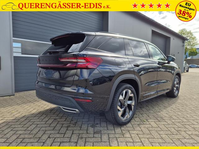 Skoda Kodiaq Sportline 1.5 TSI 204PS PHEV DSG schwenkb. AHK elektr. PanoDach HUD Alcantara PDC v+h 360&deg;Kamera CANTON Sound Klimaautomatik Sitzheizung Lenkradheizung Navi Apple CarPlay Android Auto 2xKeyless 19"LM vollelektr. Reichweite 116KM 